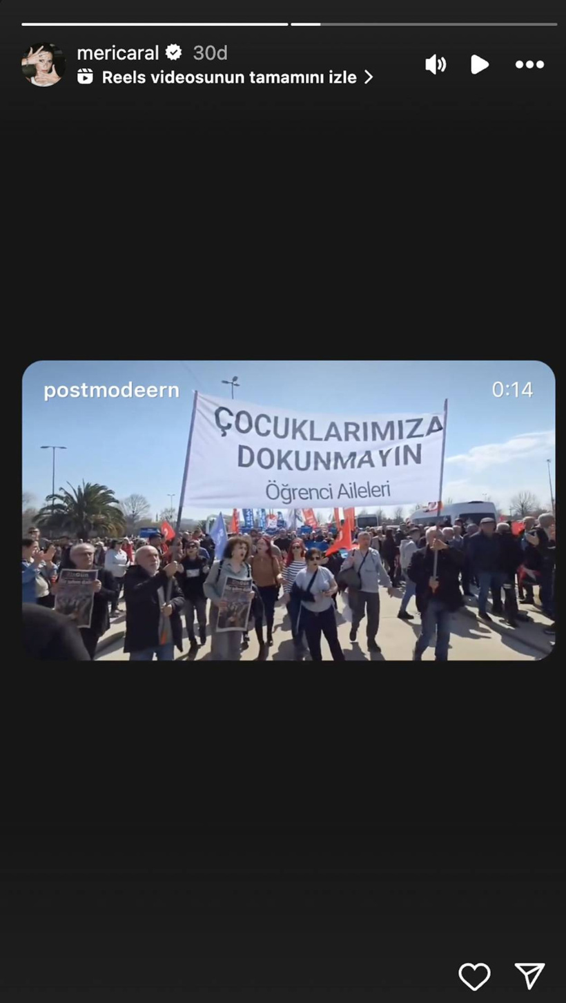 İstanbul'daki dev mitingde ünlüler de yer aldı: Sosyal medyada destek paylaşımları yağdı - Fotoğraf: 12